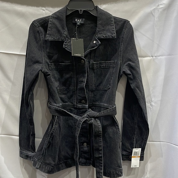 Oat New York Jackets & Coats Bnwt Oat New York Black Jeans Trench
